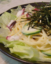Salada Spaghetti with Wasabi Mayonnaise Sauce