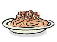 Spaghetti with Octopus Ragu Sauce