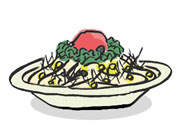 Spaghetti with Mentaiko & Tuna Mayonnaise