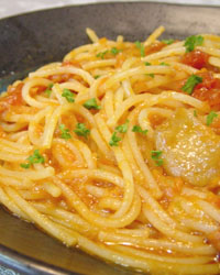 Garlic Pomodoro Spaghetti