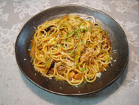 Mozzarella Cheese Spaghetti with Meat Sauce