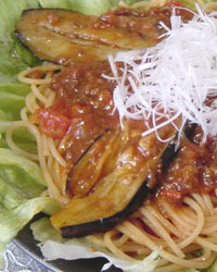 Miso Meat Sauce Spaghetti