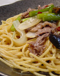 Chinese Style Spaghetti with Oyster Sauce